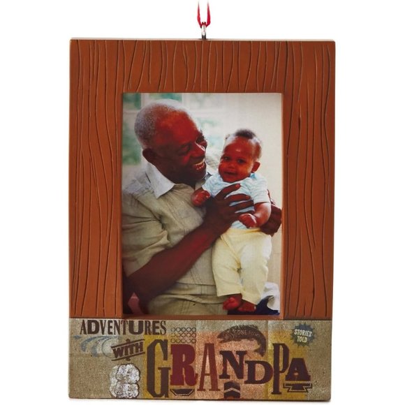 Hallmark Other - Hallmark Christmas Tree Ornament Adventures with Grandpa Photo Frame